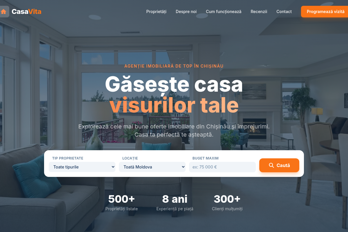 Сайт агентства недвижимости